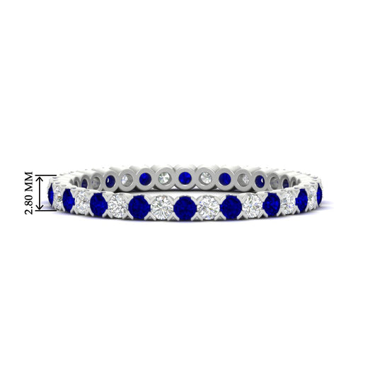 0.75-carat-round-cut-bezel-set-diamond-and-sapphire-eternity-wedding-band-in-white-gold-FD8072ROBGSABL-0.72CT-NL-WG-HW?v=1774347027