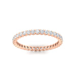 Load image into Gallery viewer, 0.75 Carat Round Cut Bezel Set Eternity Band
