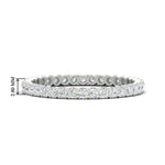Load image into Gallery viewer, 0.75 Carat Round Cut Bezel Set Eternity Band
