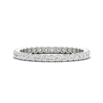Load image into Gallery viewer, 0.75 Carat Round Cut Bezel Set Eternity Band
