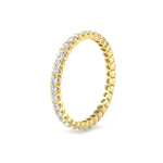 Load image into Gallery viewer, 0.75 Carat Round Cut Bezel Set Eternity Band
