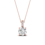 Load image into Gallery viewer, 0.75-carat-round-cut-diamond-filigree-pendant-in-FDPD10681RO-0.75CTANGLE2-NL-RG
