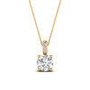 Load image into Gallery viewer, 0.75-carat-round-cut-diamond-filigree-pendant-in-FDPD10681RO-0.75CTANGLE2-NL-YG