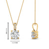 Load image into Gallery viewer, 0.75-carat-round-cut-diamond-filigree-pendant-in-FDPD10681RO-0.75CTANGLE2-NL-YG