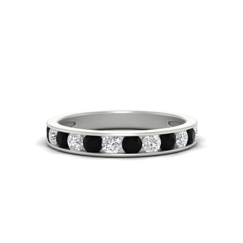 0.75-carat-round-diamond-channel-set-anniversary-ring-with-black-diamond-in-white-gold-FDWB5242ROGBALCK-0.75CT-NL-WG