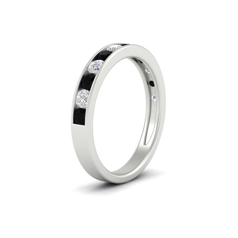 0.75-carat-round-diamond-channel-set-anniversary-ring-with-black-diamond-in-white-gold-FDWB5242ROGBLACKANGLE2-0.75CT-NL-WG