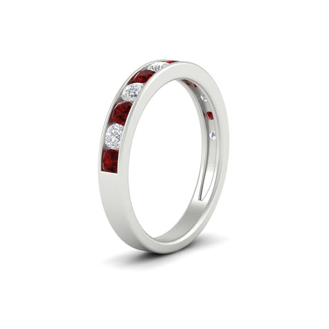 0.75-carat-round-diamond-channel-set-anniversary-ring-with-ruby-in-white-gold-FDWB5242ROGRUDRANGLE2-0.75CT-NL-WG