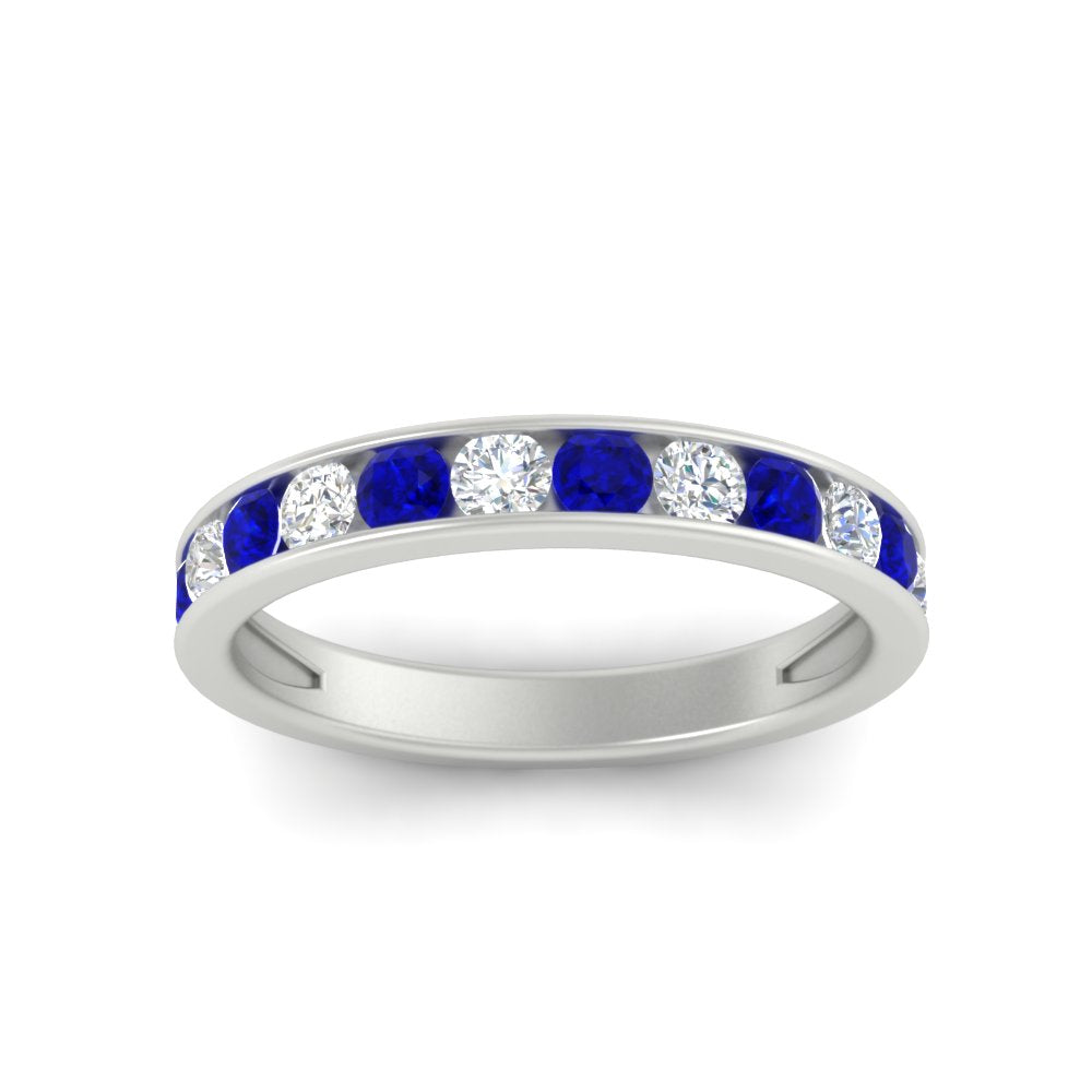 0.75-carat-round-diamond-channel-set-anniversary-ring-with-sapphire-in-white-gold-FDWB5242ROGSABLANGLE5-0.75CT-NL-WG