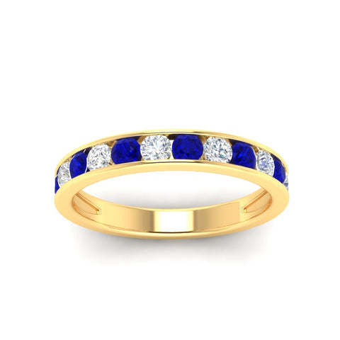 0.75-carat-round-diamond-channel-set-anniversary-ring-with-sapphire-in-yellow-gold-FDWB5242ROGSABLANGLE5-0.75CT-NL-YG