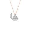 Load image into Gallery viewer, 0.75-carat-round-diamond-necklace-for-women-in-FDPD1129-0.75CT-NL-RG