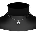 Load image into Gallery viewer, 0.75-carat-round-diamond-necklace-for-women-in-FDPD1129-0.75CT-NL-WG
