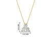 Load image into Gallery viewer, 0.75-carat-round-diamond-necklace-for-women-in-FDPD1129-0.75CT-NL-YG