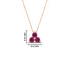 Load image into Gallery viewer, 0.75-carat-round-pink-sapphire-necklace-for-women-in-FDPD1129GSADRPI-0.75CT-NL-RG