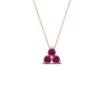 Load image into Gallery viewer, 0.75-carat-round-pink-sapphire-necklace-for-women-in-FDPD1129GSADRPI-0.75CT-NL-RG

