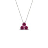 Load image into Gallery viewer, 0.75-carat-round-pink-sapphire-necklace-for-women-in-FDPD1129GSADRPI-0.75CT-NL-WG