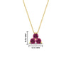 Load image into Gallery viewer, 0.75-carat-round-pink-sapphire-necklace-for-women-in-FDPD1129GSADRPI-0.75CT-NL-YG