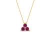 Load image into Gallery viewer, 0.75-carat-round-pink-sapphire-necklace-for-women-in-FDPD1129GSADRPI-0.75CT-NL-YG