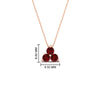 Load image into Gallery viewer, 0.75-carat-round-ruby-necklace-for-women-in-FDPD1129GRUDR-0.75CT-NL-RG