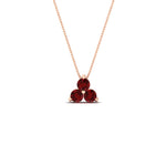Load image into Gallery viewer, 0.75-carat-round-ruby-necklace-for-women-in-FDPD1129GRUDR-0.75CT-NL-RG
