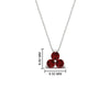 Load image into Gallery viewer, 0.75-carat-round-ruby-necklace-for-women-in-FDPD1129GRUDR-0.75CT-NL-WG