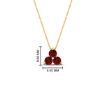 Load image into Gallery viewer, 0.75-carat-round-ruby-necklace-for-women-in-FDPD1129GRUDR-0.75CT-NL-YG

