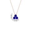 Load image into Gallery viewer, 0.75-carat-round-sapphire-necklace-for-women-in-FDPD1129GSABL-0.75CT-NL-RG