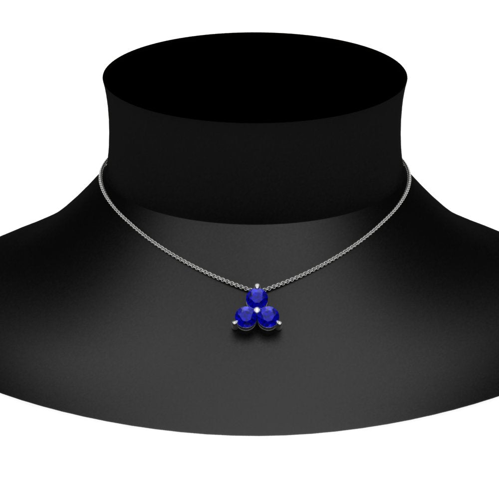 0.75-carat-round-sapphire-necklace-for-women-in-FDPD1129GSABL-0.75CT-NL-WG