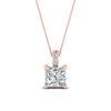 Load image into Gallery viewer, 0.75-carat-square-cut-diamond-filigree-pendant-in-FDPD10681PR-0.75CTANGLE2-NL-RG