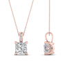 Load image into Gallery viewer, 0.75-carat-square-cut-diamond-filigree-pendant-in-FDPD10681PR-0.75CTANGLE2-NL-RG