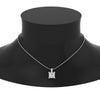 Load image into Gallery viewer, 0.75-carat-square-cut-diamond-filigree-pendant-in-FDPD10681PR-0.75CTANGLE2-NL-WG