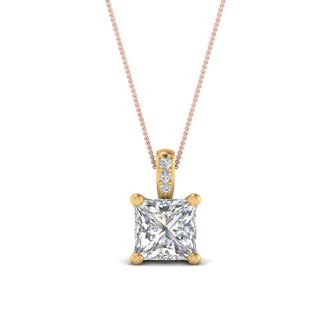 0.75-carat-square-cut-diamond-filigree-pendant-in-FDPD10681PR-0.75CTANGLE2-NL-YG