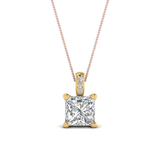 0.75-carat-square-cut-diamond-filigree-pendant-in-FDPD10681PR-0.75CTANGLE2-NL-YG