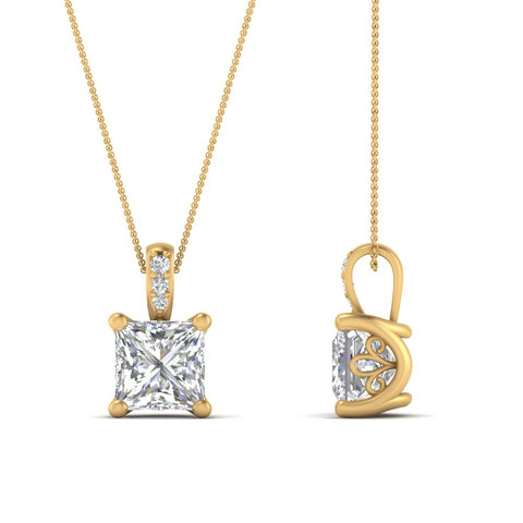 0.75-carat-square-cut-diamond-filigree-pendant-in-FDPD10681PR-0.75CTANGLE2-NL-YG