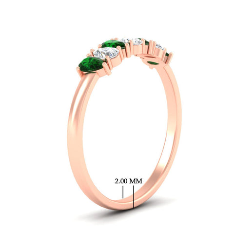 https://cdn.fascinatingdiamonds.com/fdwb8008/0.75-carat-terdrop-seven-stone-wedding-emerald-band-in-rose-gold-fdwb8008pegemgrangle2-0.75ct-nl-rg-hw.jpg