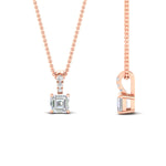 Load image into Gallery viewer, 0.75-ct-asscher-cut-pave-diamond-bail-pendant-in-rose-gold-fdpd11636asangle2-5.00mm-nl-rg.jpg?v=1769514551