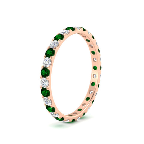0.75-ct-diamond-round-eternity-emerald-wedding-band-in-rose-gold-FDEWB8371GEMGRANGLE2-0.75CT-NL-RG