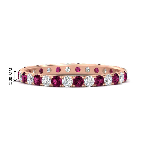 0.75-ct-diamond-round-eternity-pink-sapphire-wedding-band-in-rose-gold-FDEWB8371GSADRPI-0.75CT-NL-RG-HW
