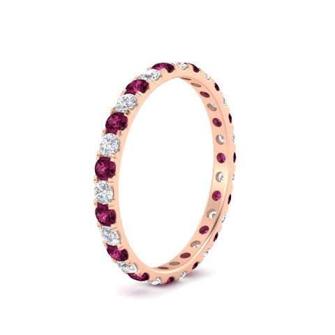 0.75-ct-diamond-round-eternity-pink-sapphire-wedding-band-in-rose-gold-FDEWB8371GSADRPIANGLE2-0.75CT-NL-RG