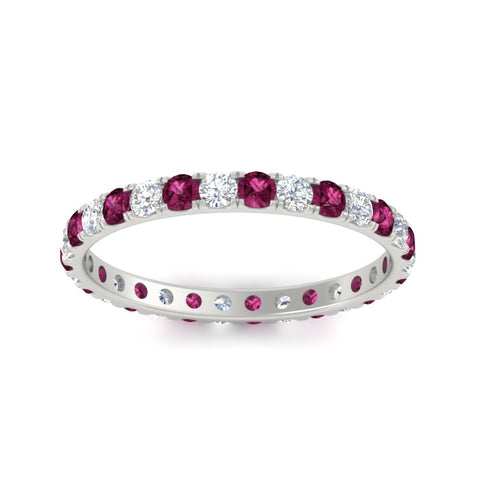 0.75-ct-diamond-round-eternity-pink-sapphire-wedding-band-in-white-gold-FDEWB8371GSADRPIANGLE5-0.75CT-NL-WG
