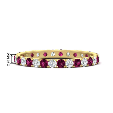0.75-ct-diamond-round-eternity-pink-sapphire-wedding-band-in-yellow-gold-FDEWB8371GSADRPI-0.75CT-NL-YG-HW