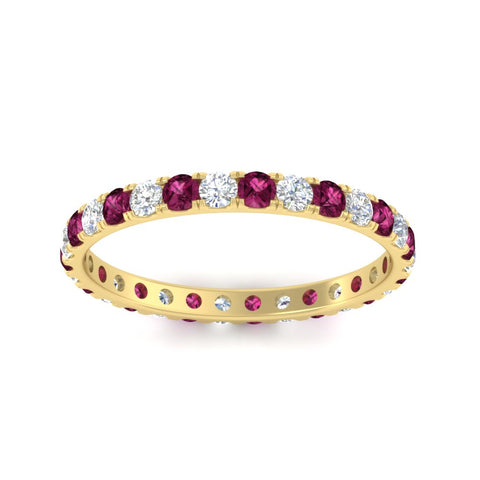 0.75-ct-diamond-round-eternity-pink-sapphire-wedding-band-in-yellow-gold-FDEWB8371GSADRPIANGLE5-0.75CT-NL-YG