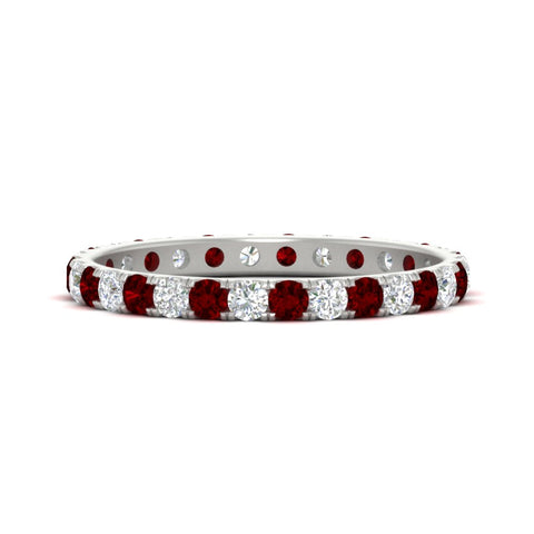 0.75-ct-diamond-round-eternity-ruby-wedding-band-in-white-gold-FDEWB8371GRUDR-0.75CT-NL-WG