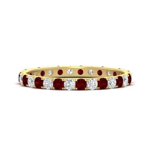 0.75-ct-diamond-round-eternity-ruby-wedding-band-in-yellow-gold-FDEWB8371GRUDR-0.75CT-NL-YG