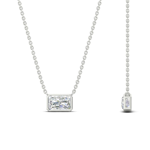 0.75-ct-east-west-radiant-cut-bezel-diamond-pendant-in-white-gold-fdpd11763raangle2-0.75ct-nl-wg