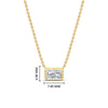 Load image into Gallery viewer, 0.75-ct-east-west-radiant-cut-bezel-diamond-pendant-in-yellow-gold-fdpd11763raangle1-0.75ct-nl-yg-hw.jpg