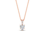 Load image into Gallery viewer, 0.75-ct-elegant-heart-shaped-diamond-pave-bail-pendant-in-rose-gold-fdpd11636htangle1-6mm-nl-rg.jpg?v=1769514563