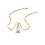Load image into Gallery viewer, 0.75-ct-emerald-cut-diamond-necklace-with-pave-bail-in-yellow-gold-fdpd11636emsleep-6.5X4.5mm-nl-yg.jpg?v=1769514555