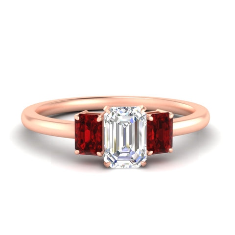 0.75-ct-emerald-cut-three-stone-ruby-engagement-ring-in-rose-gold-fdenr9299emgrudrsleep-0.75ct-nl-rg