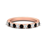 Load image into Gallery viewer, 0.75-ct-french-pave-round-black-diamond-stackable-band-in-rose-gold-FD8370GBLACK-0.75CT-NL-RG.jpg
