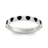 Load image into Gallery viewer, 0.75-ct-french-pave-round-black-diamond-stackable-band-in-white-gold-FD8370GBLACKANGLE5-0.75CT-NL-WG.jpg